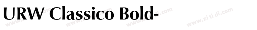 URW Classico Bold字体转换 URW Classico Bold字体转换